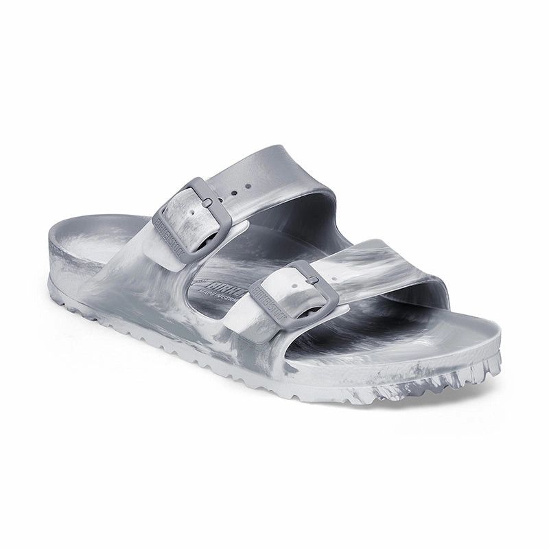 Daily Slides Women's Arizona EVA (NARROW) Multi Stone Coin/White