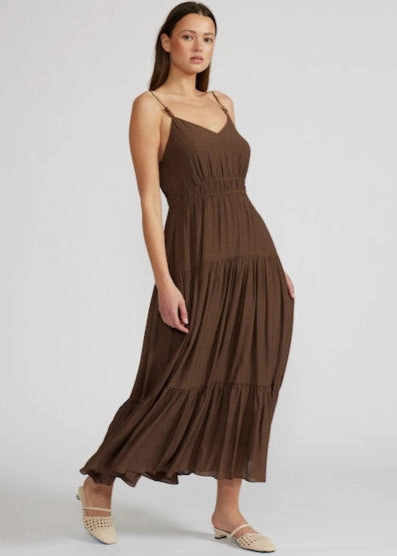 Versatile Fit ELIANA TIERED MIDI DRESS