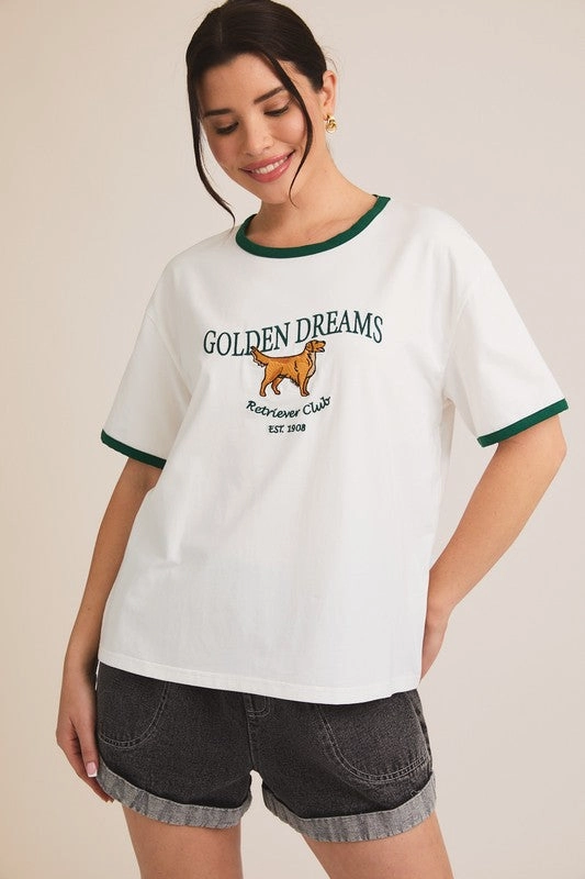 'GOLDEN DREAMS' T-SHIRT S-3XL Sleek And Stylish