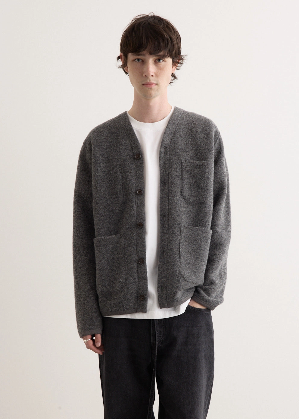 Fleece Cardigan Wind Blocking Fabric