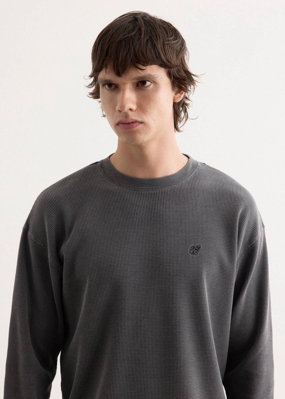 SNYC Pigment Dyed Waffle Top Biodegradable Fiber