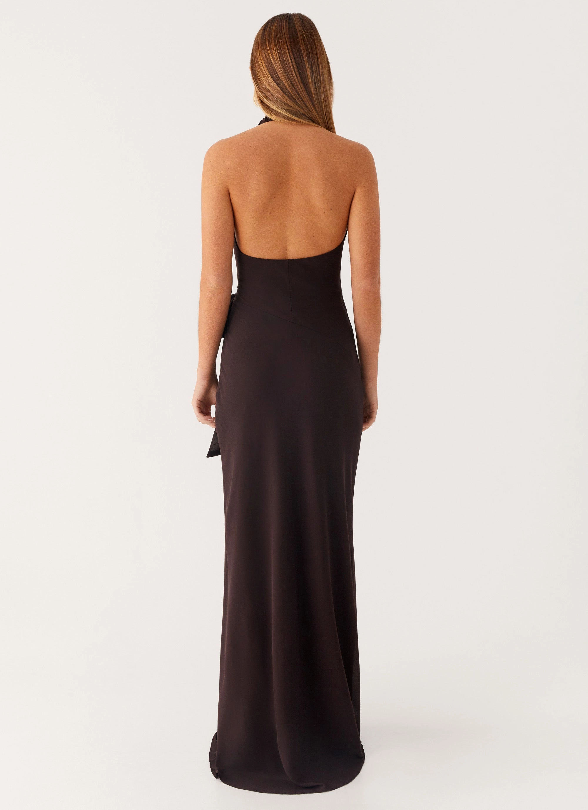 Calm Grace So Chic Maxi Dress - Cool Chocolate