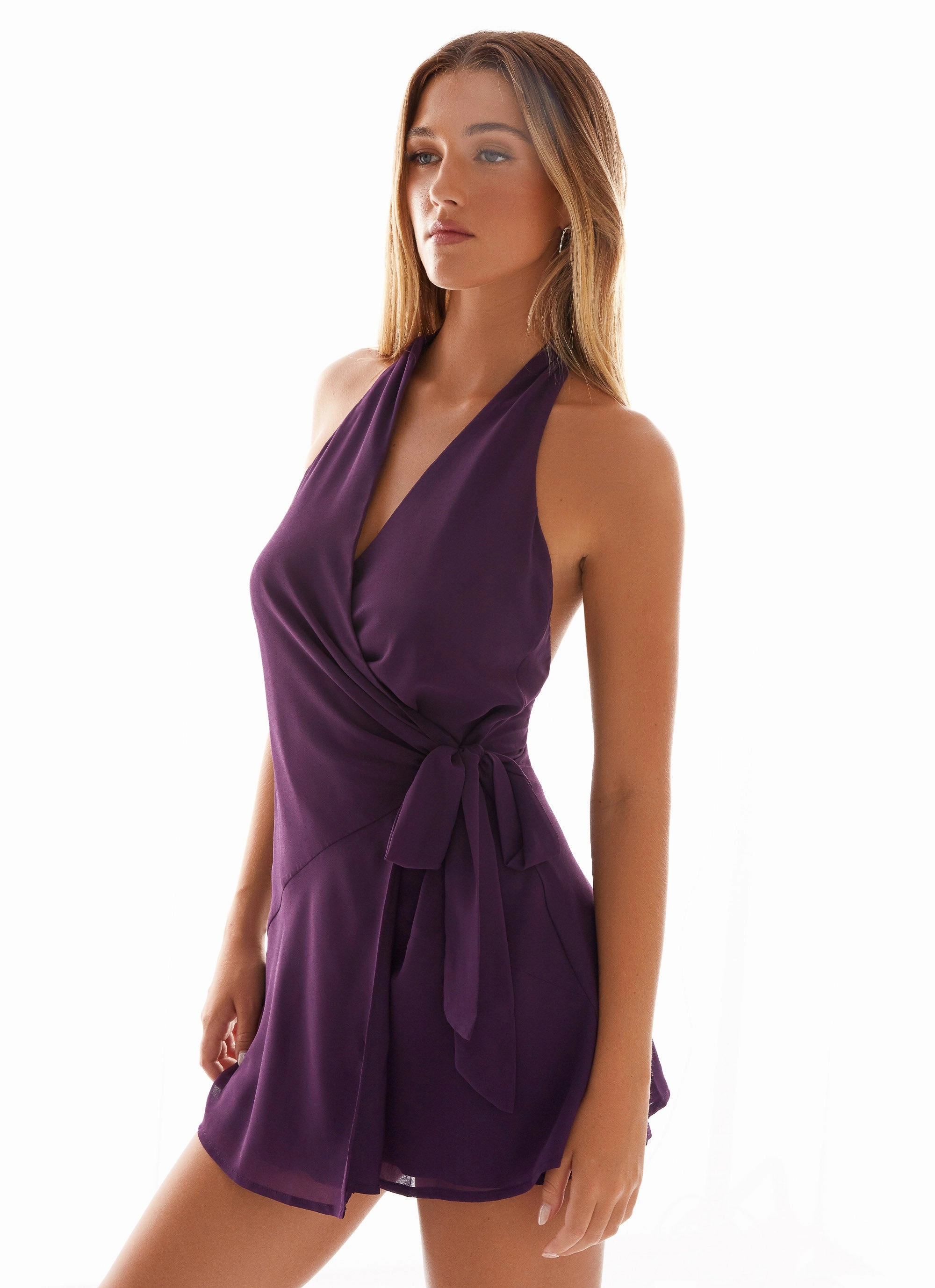 So Chic Mini Dress - Mulberry Match Quick Refined fit