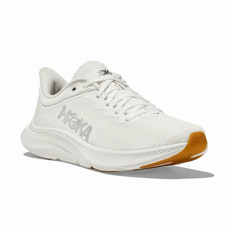 Men's Solimar White/White Moisture wicking evening run