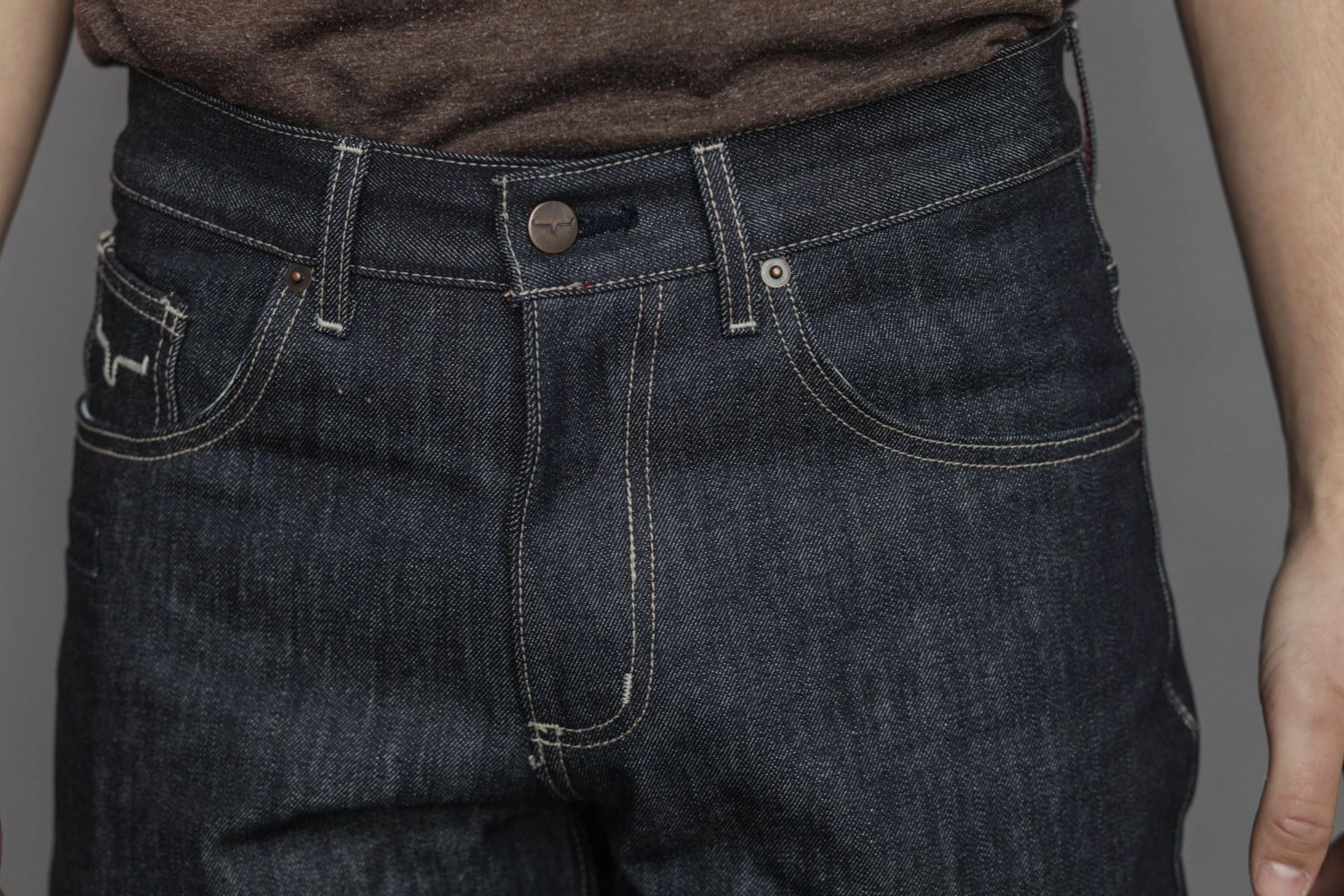 Shopping Day Slim Morning Stroll Streetwear Fan Kimes Ranch Mens Raw James Blue 100% Cotton Jeans