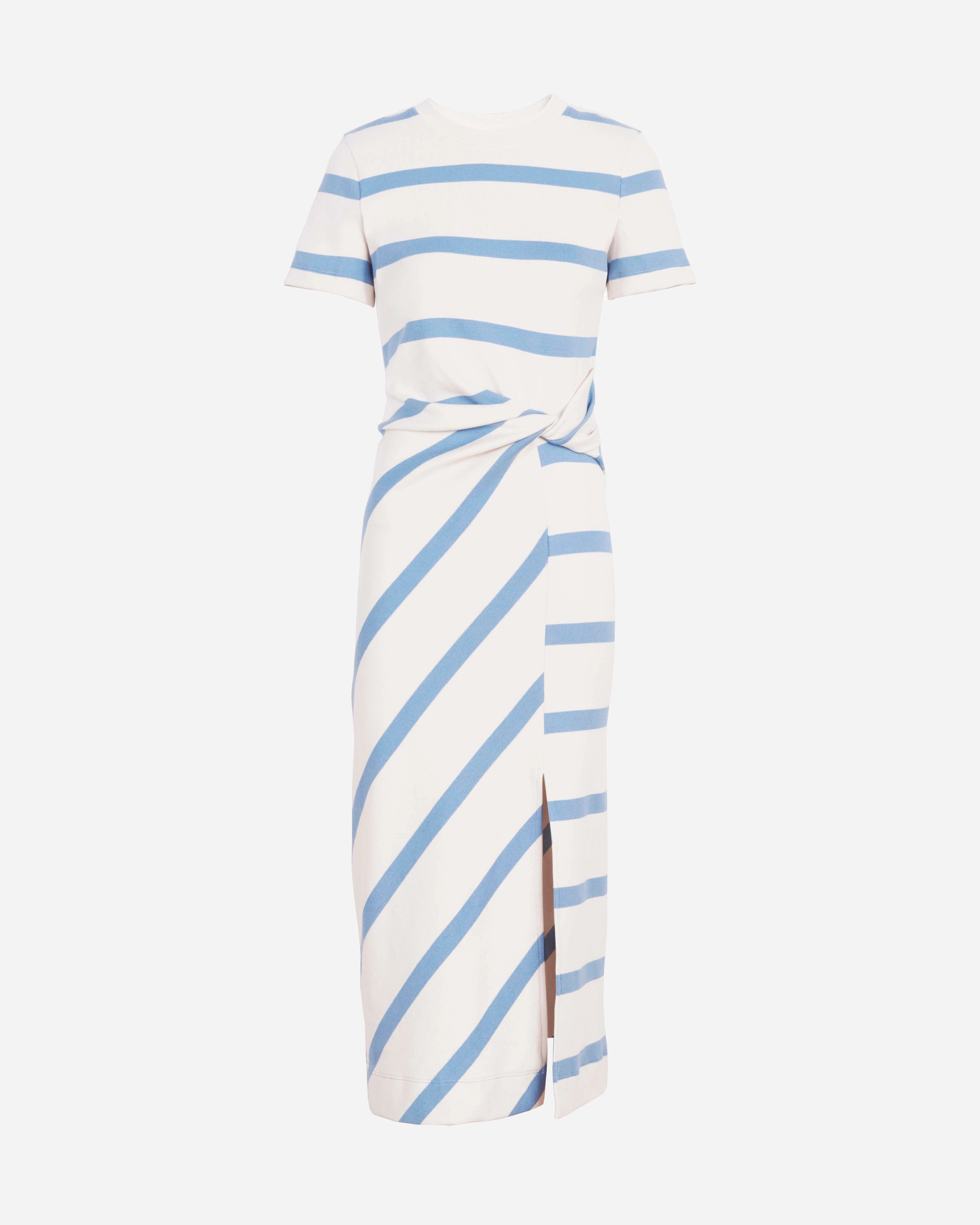 Short Sleeve Striped Cody Dress Perfect Fit Wear Flow Line