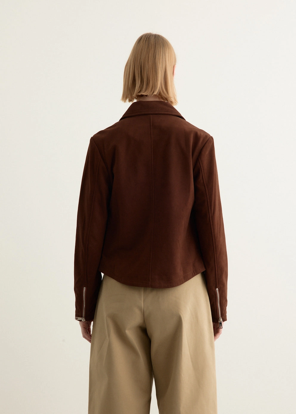 WaterResistantCoating Suede Andie Jacket