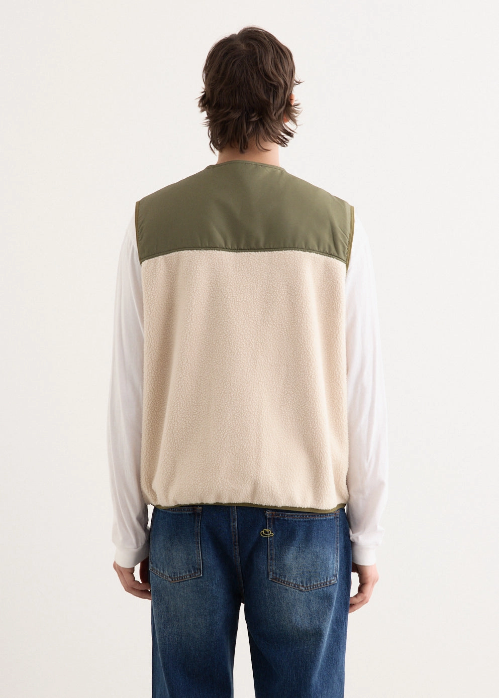 Marty Sherpa Fleece Gilet Designer Inspired