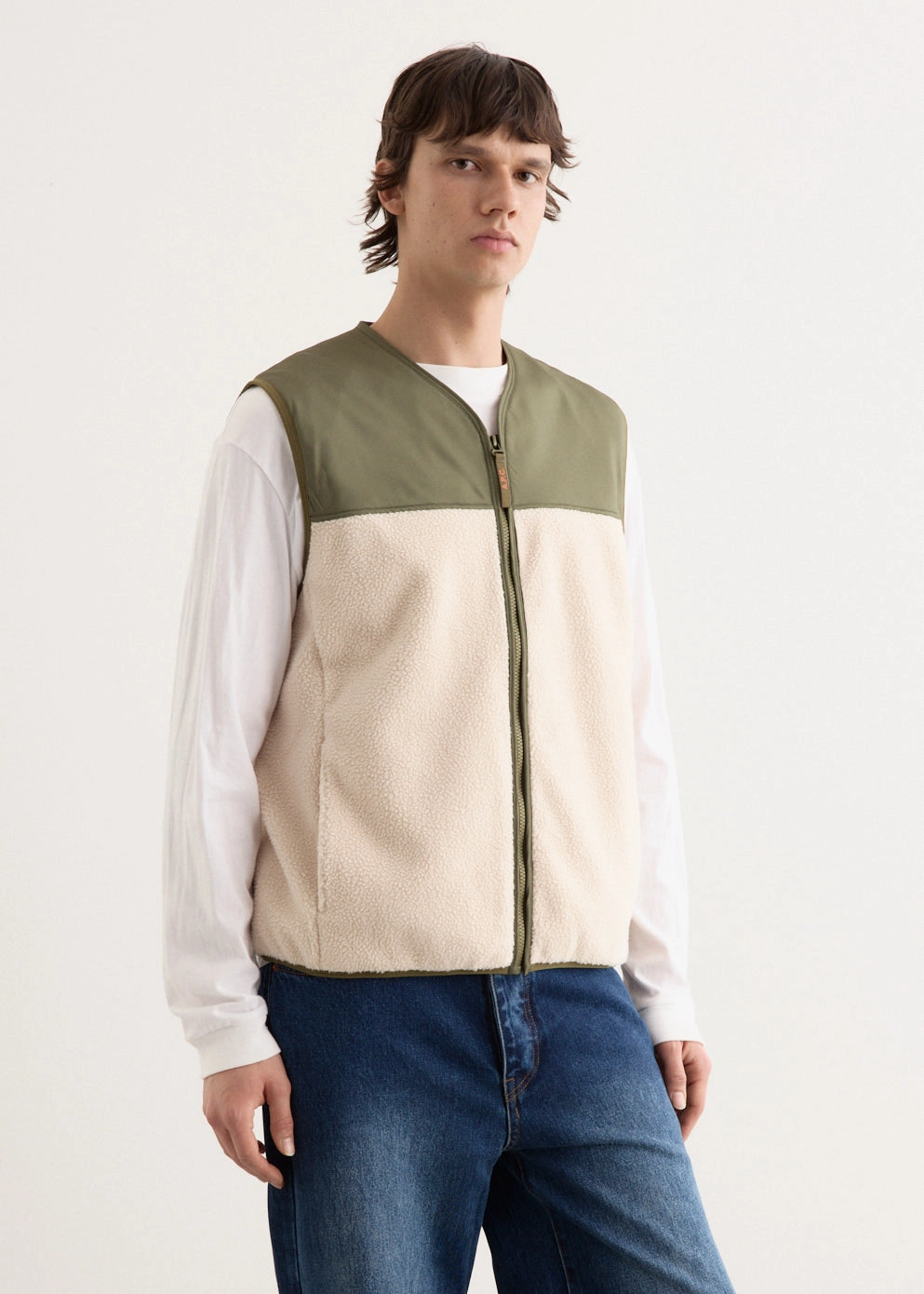 Daywear Staple Anti Pilling Technology Marty Sherpa Fleece Gilet