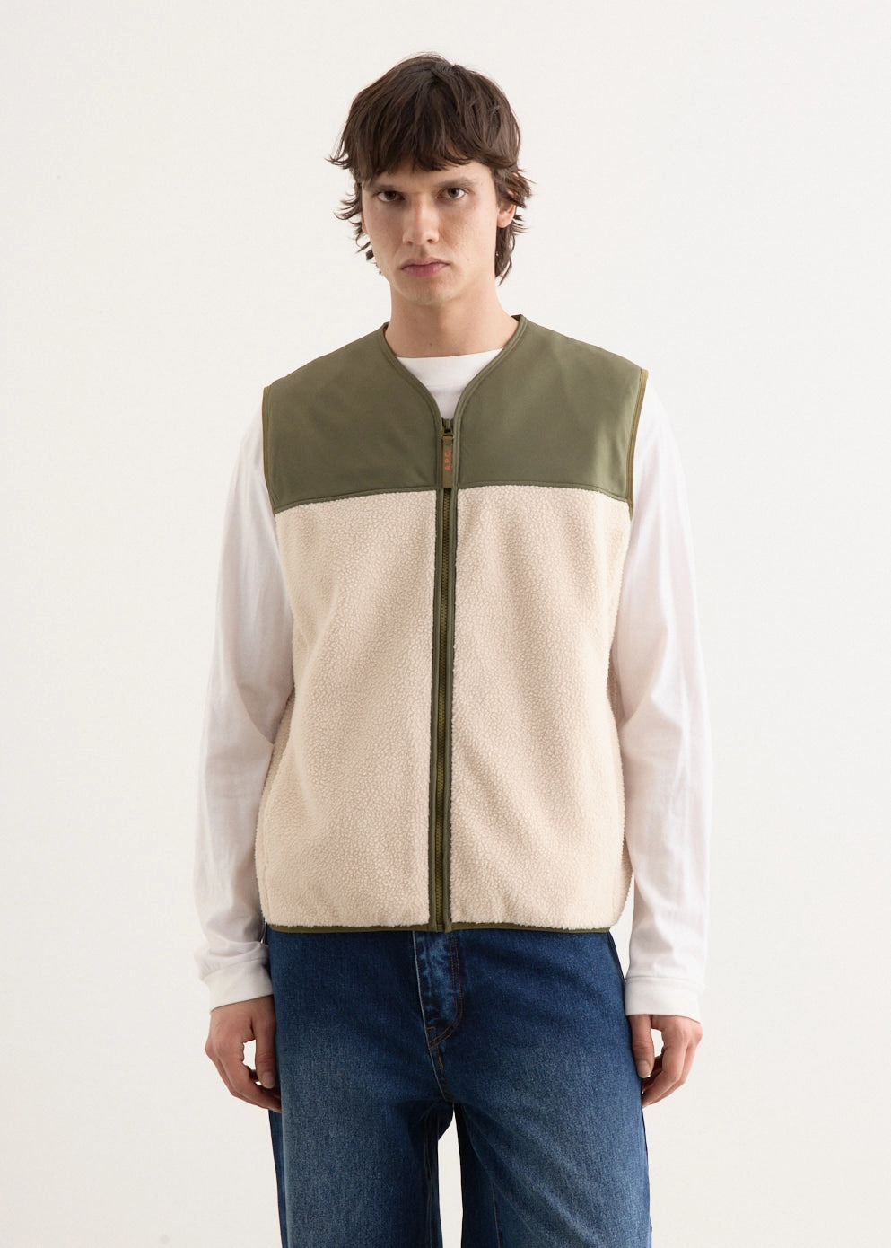 Crisp Air Piece Marty Sherpa Fleece Gilet