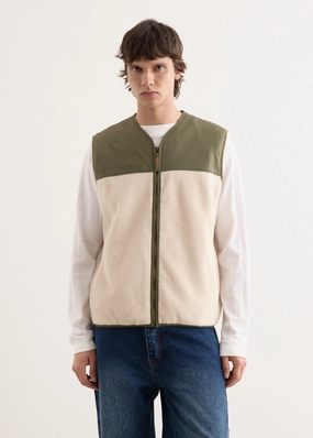 Crisp Air Piece Marty Sherpa Fleece Gilet