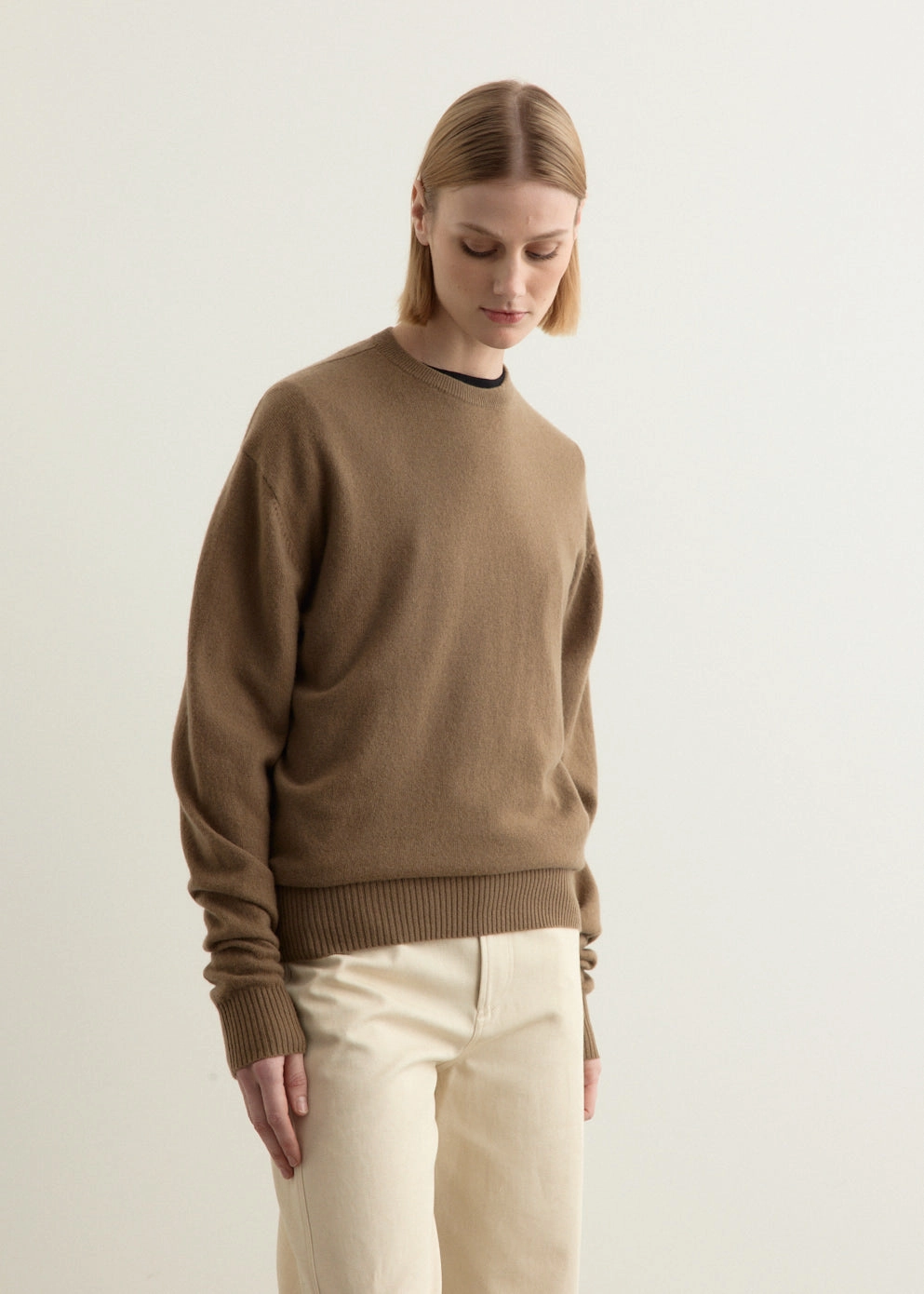 Classic Cashmere Crew Knit Timeless Feel