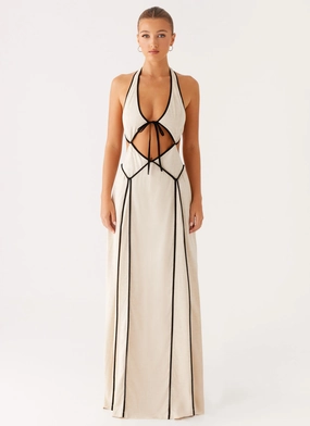 Organic-Fabric Sonnet Maxi Dress - Oatmeal