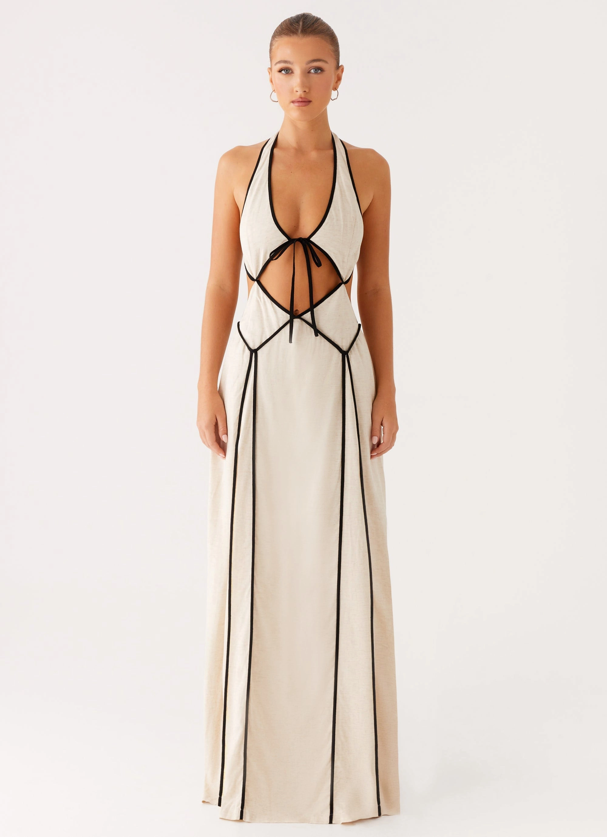 Organic-Fabric Sonnet Maxi Dress - Oatmeal