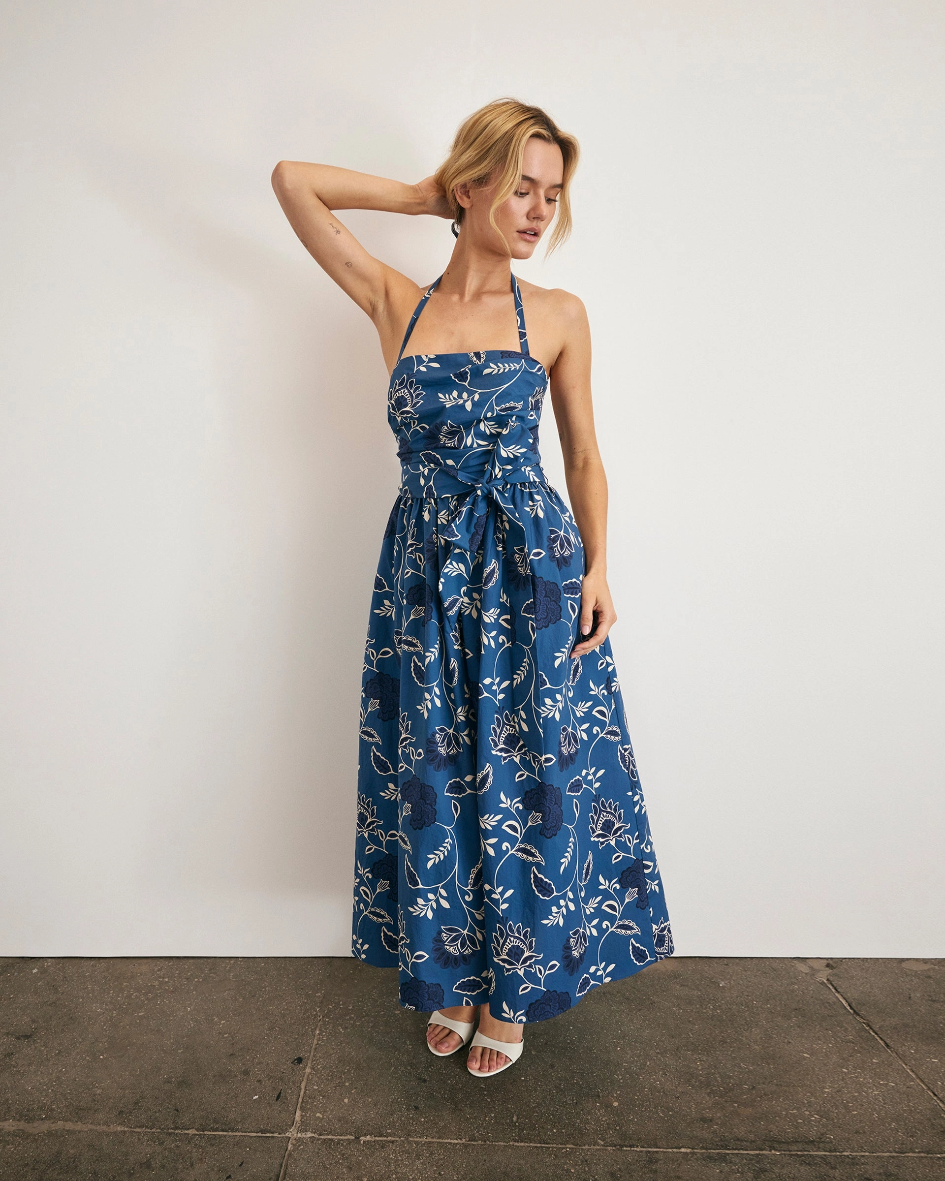 Cassandra Dress Printed-Fabric