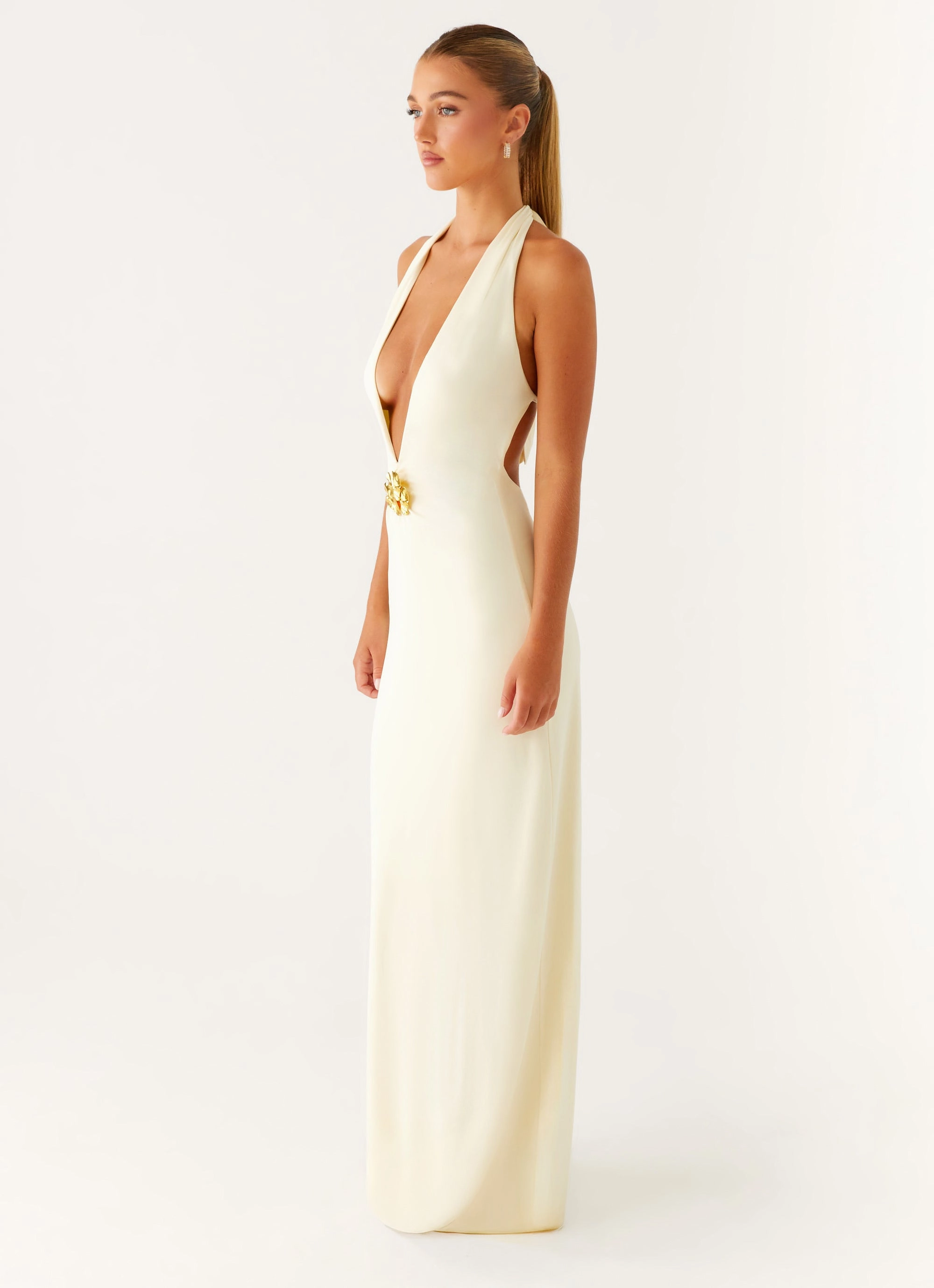 Spirit Maxi Dress - Yellow Modern Lines Air Comfort