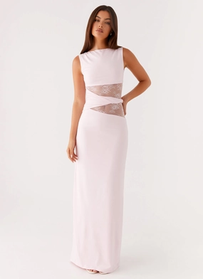 Polished Form Karma Maxi Dress - Pink