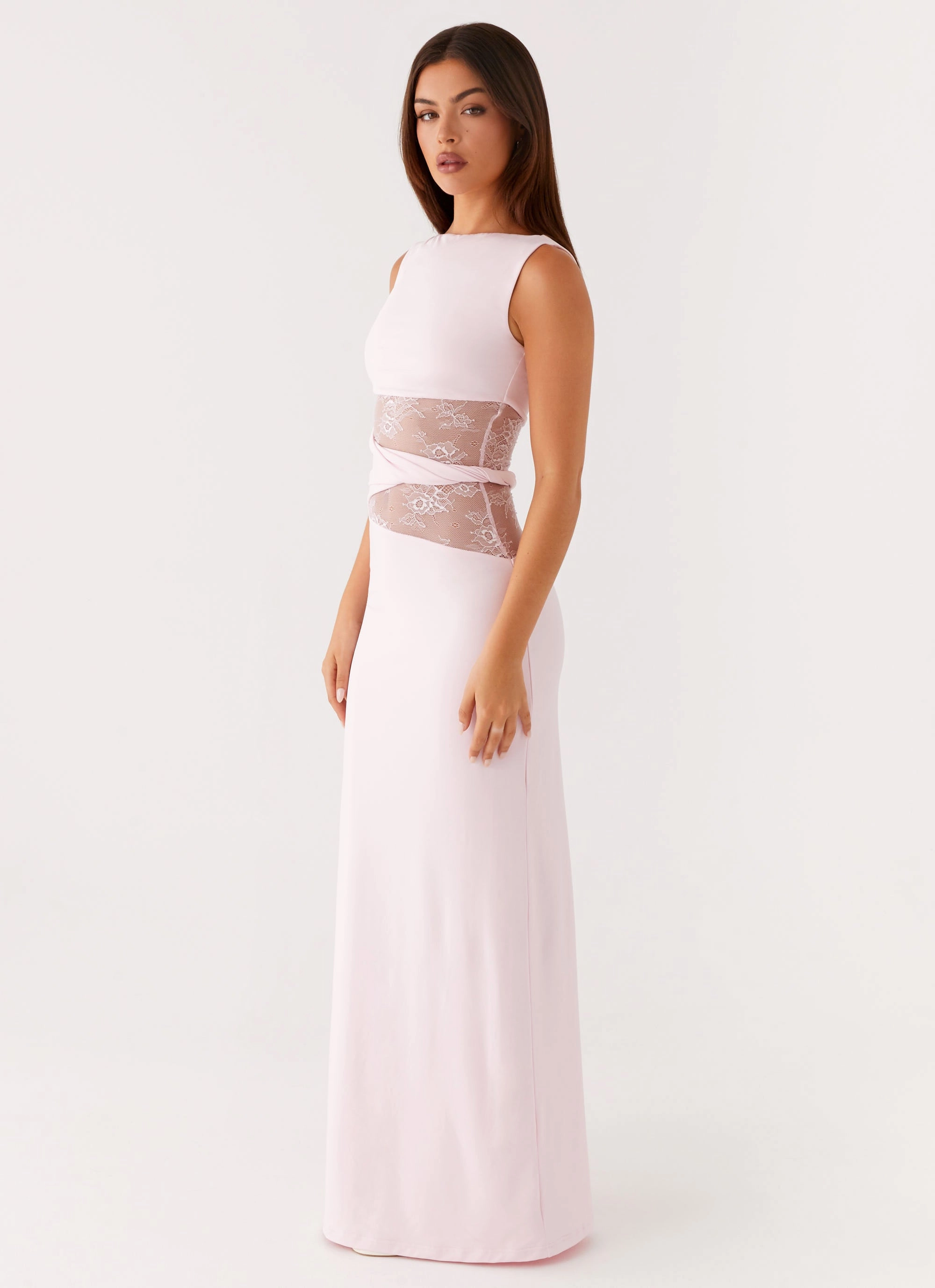 Karma Maxi Dress - Pink Breathable Comfort Wear