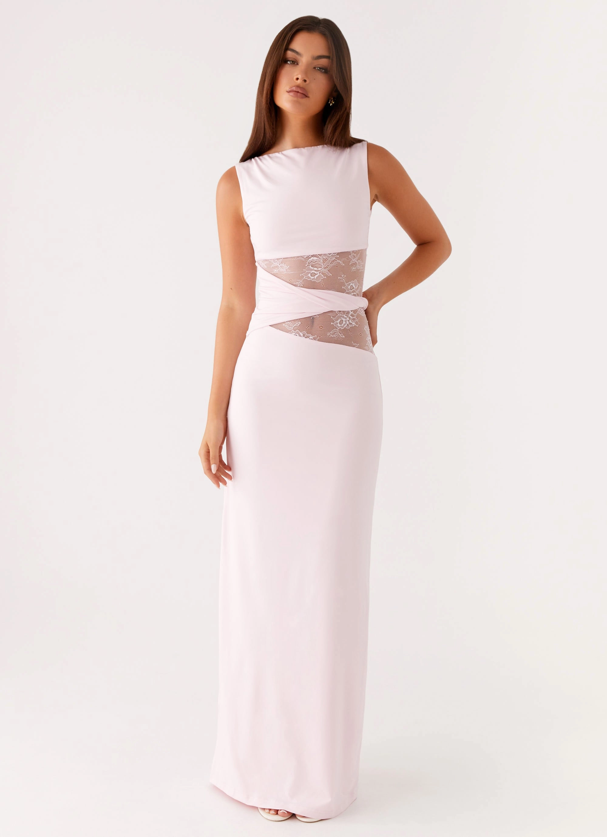 Polished Form Karma Maxi Dress - Pink
