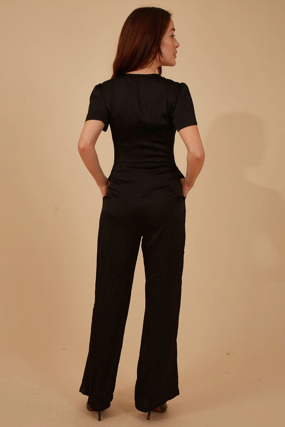Corrie Jumpsuit in Black Casual Vibes