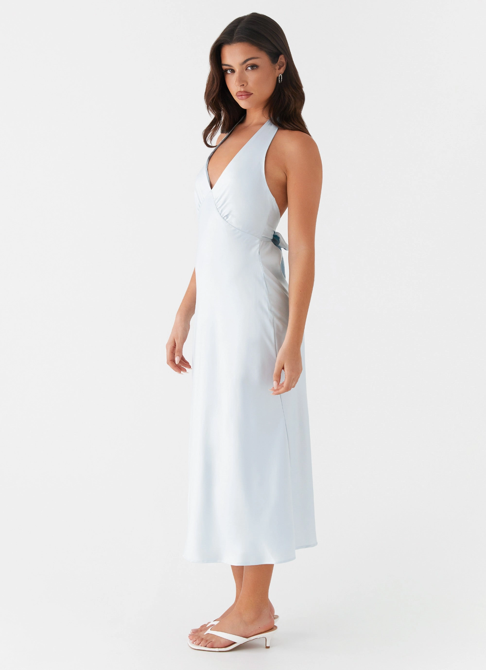 Heavy Hearted Midi Dress - Blue Grab Now