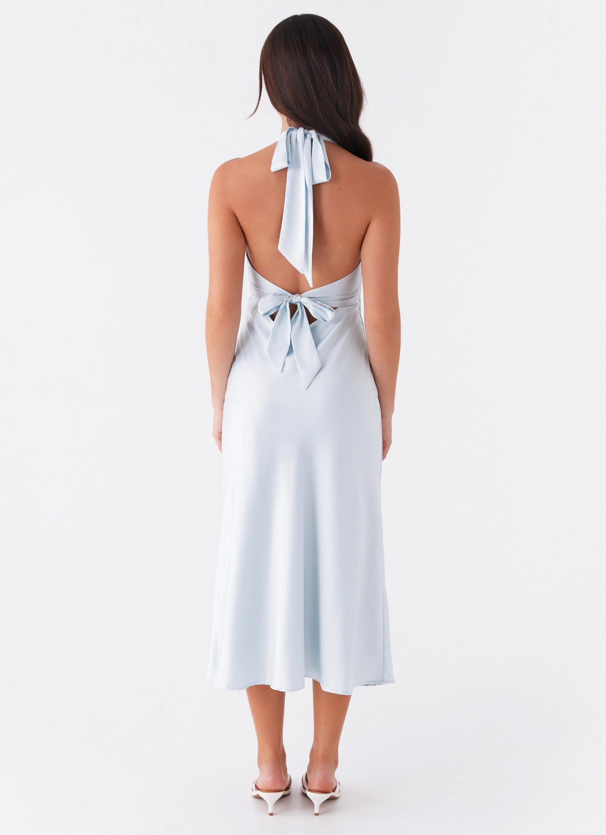 Heavy Hearted Midi Dress - Blue Sleek And Stylish Curve Friendly