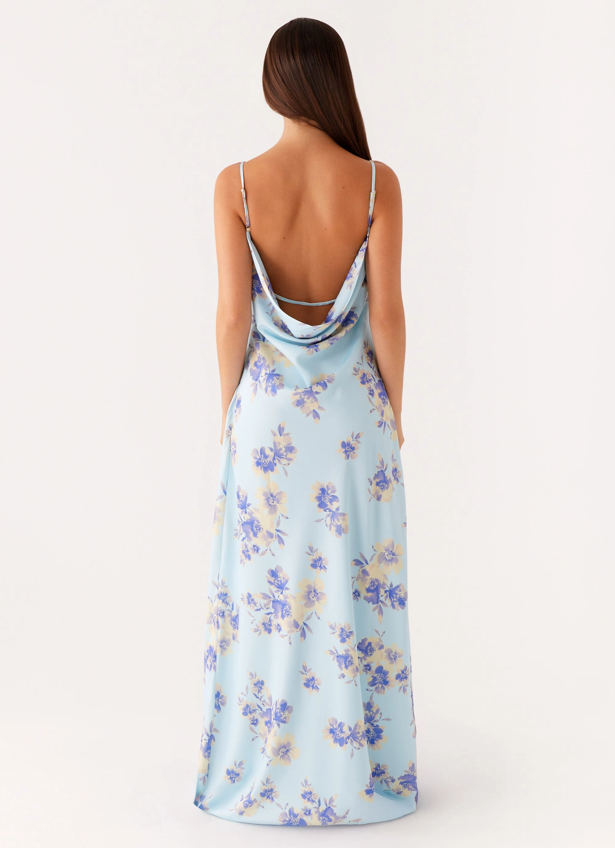 Resort-Wear Liana Cowl Maxi Dress - Print