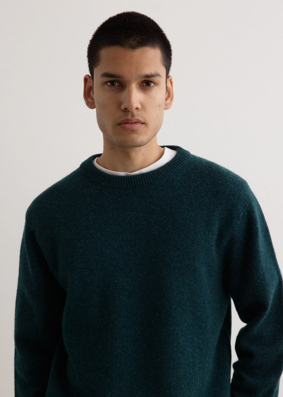 Soft Poison Knit Rolled Cuffs