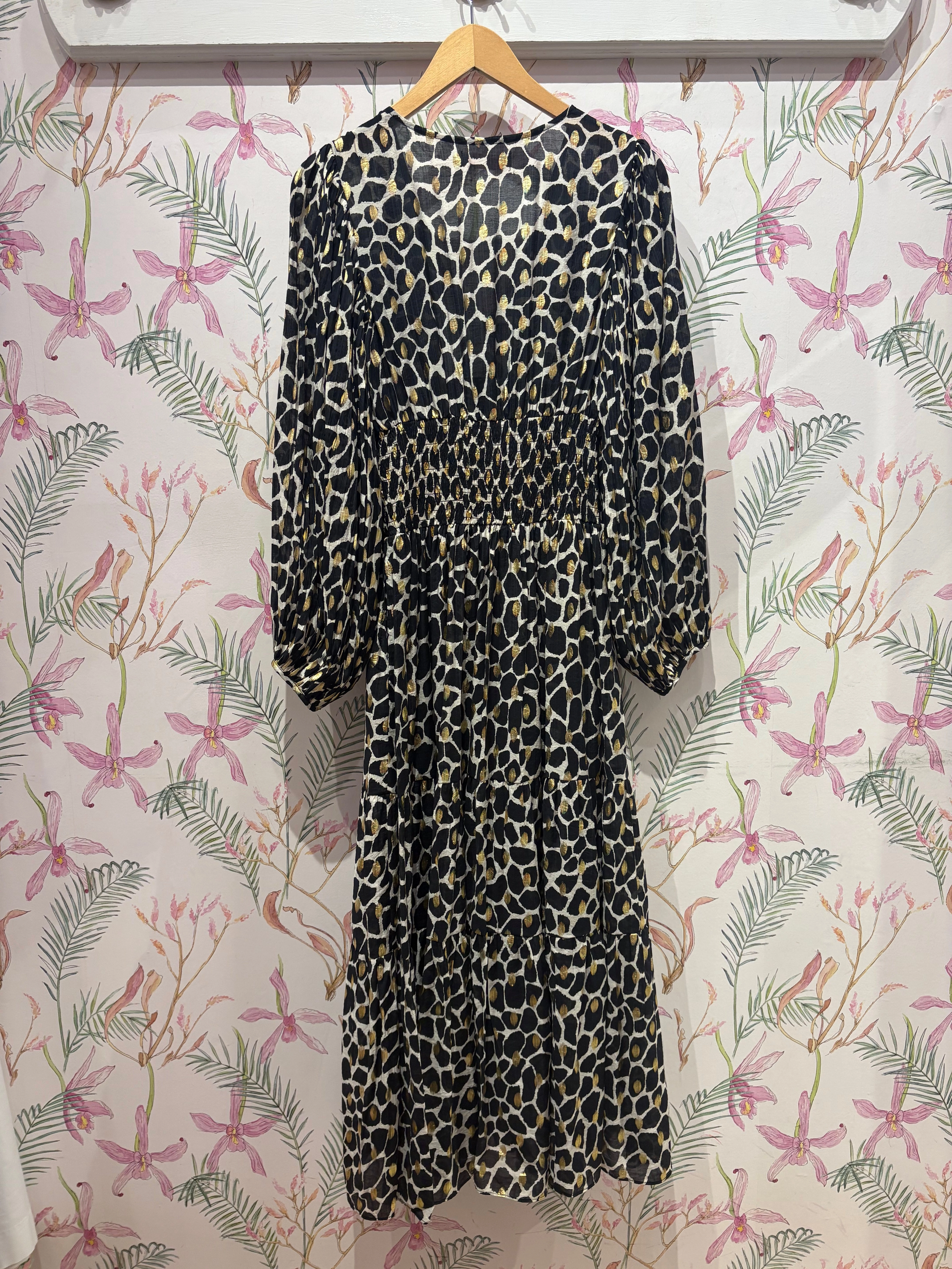 Stepping Stones Whispers Dress in Black Smooth Finish NonIrritatingLining