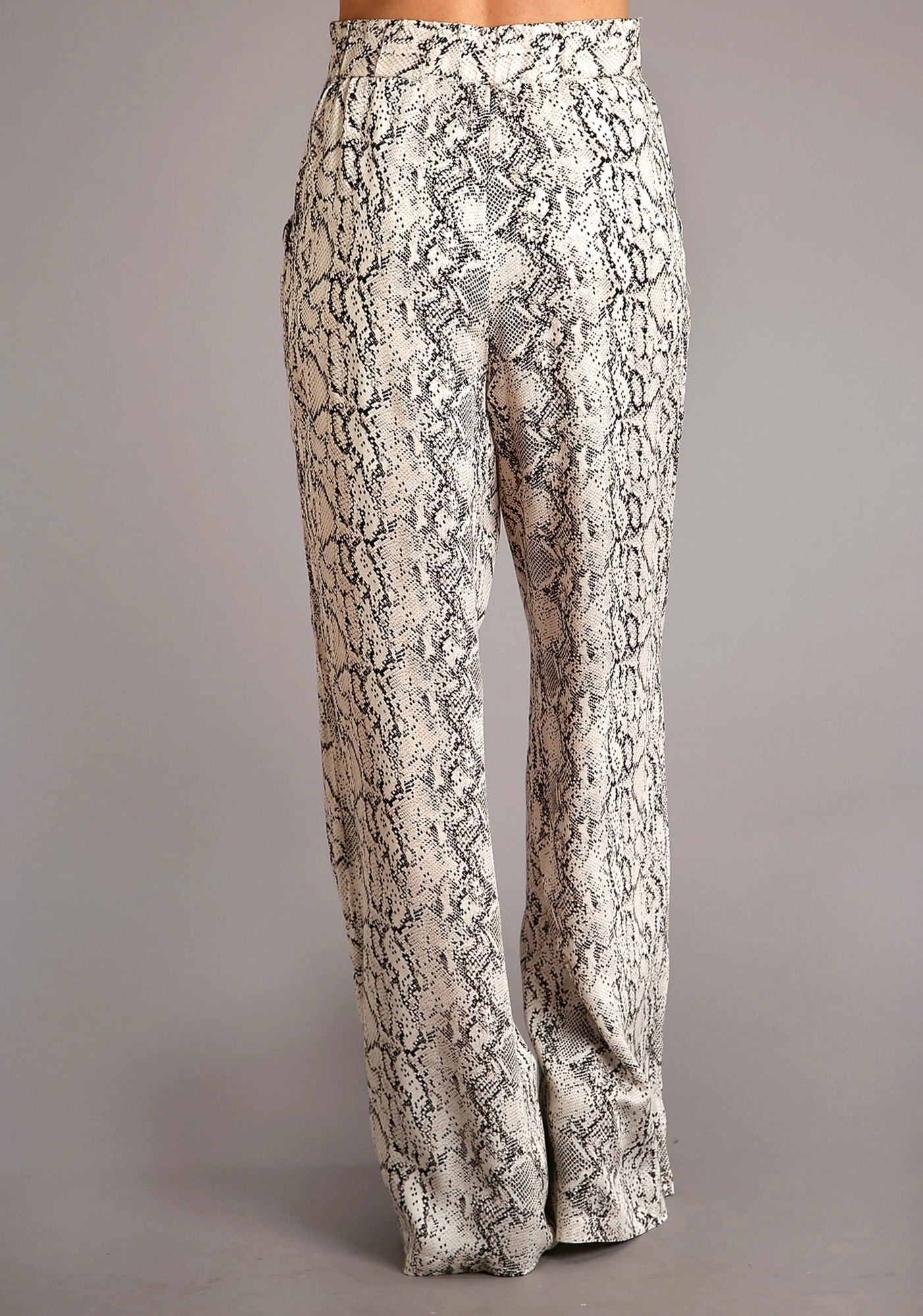 Stetson Womens Snake Skin Rayon/Nylon Herringbone Trousers Fast Match Earthy Streetwear Fan Nature Lover