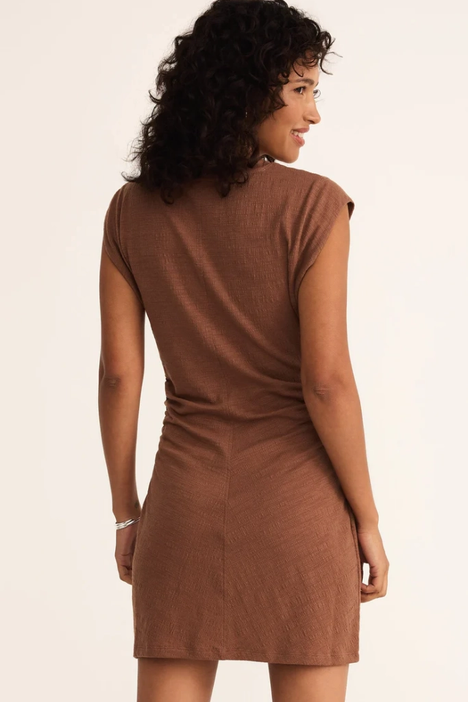 Polished Appearance Camino Textured Mini Dress by Z Supply
