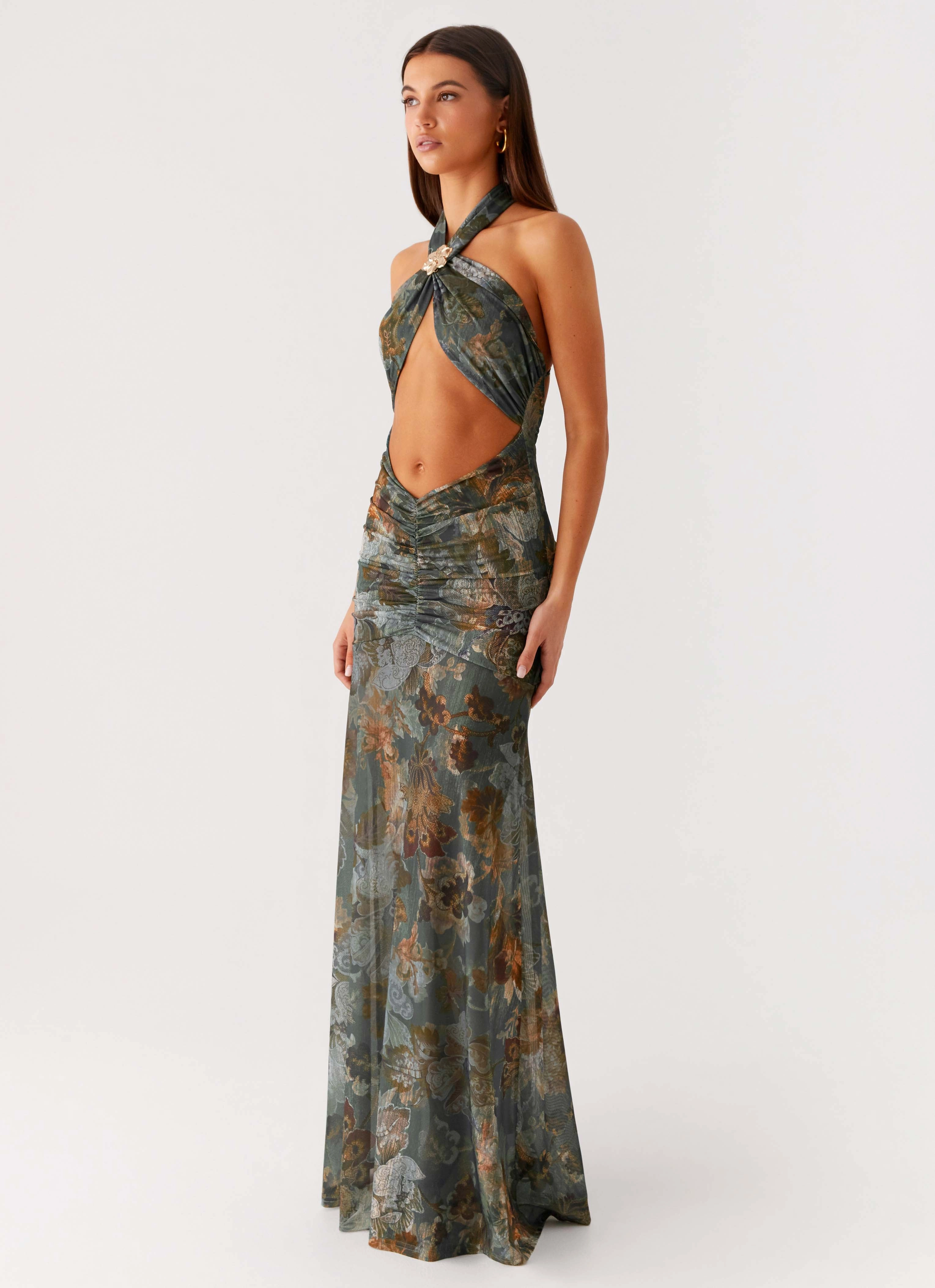 Soft Stretch Mariam Maxi Dress - Vintage Blossom