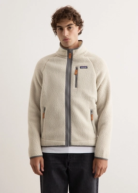 Retro Pile Jacket NonRestrictiveFit Seamless Shoulder Design