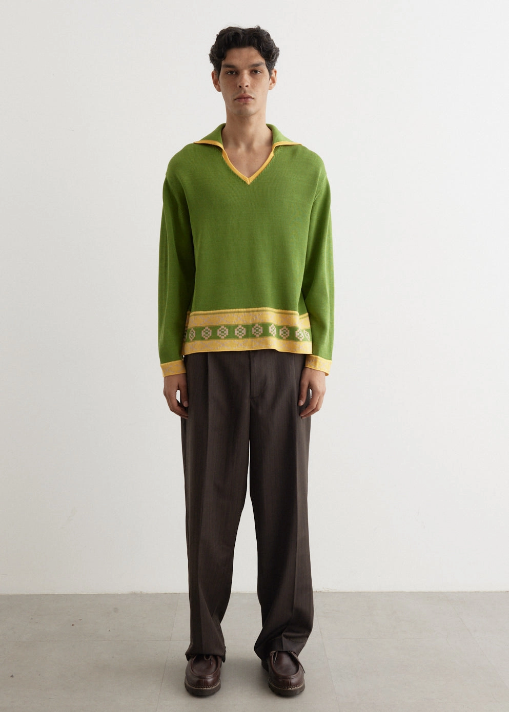 Early Chill Daily Layer Wellfleet Jacquard Polo