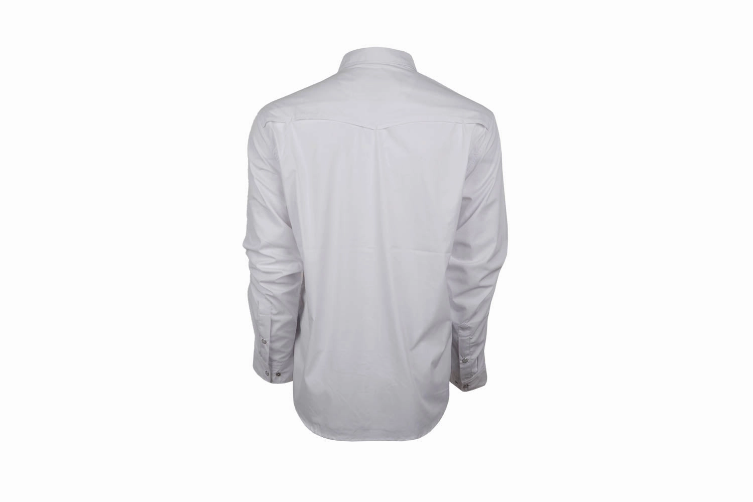 Trendy designs Sustainable production STS Ranchwear Mens Fischer Performance White Nylon/Spandex L/S Shirt