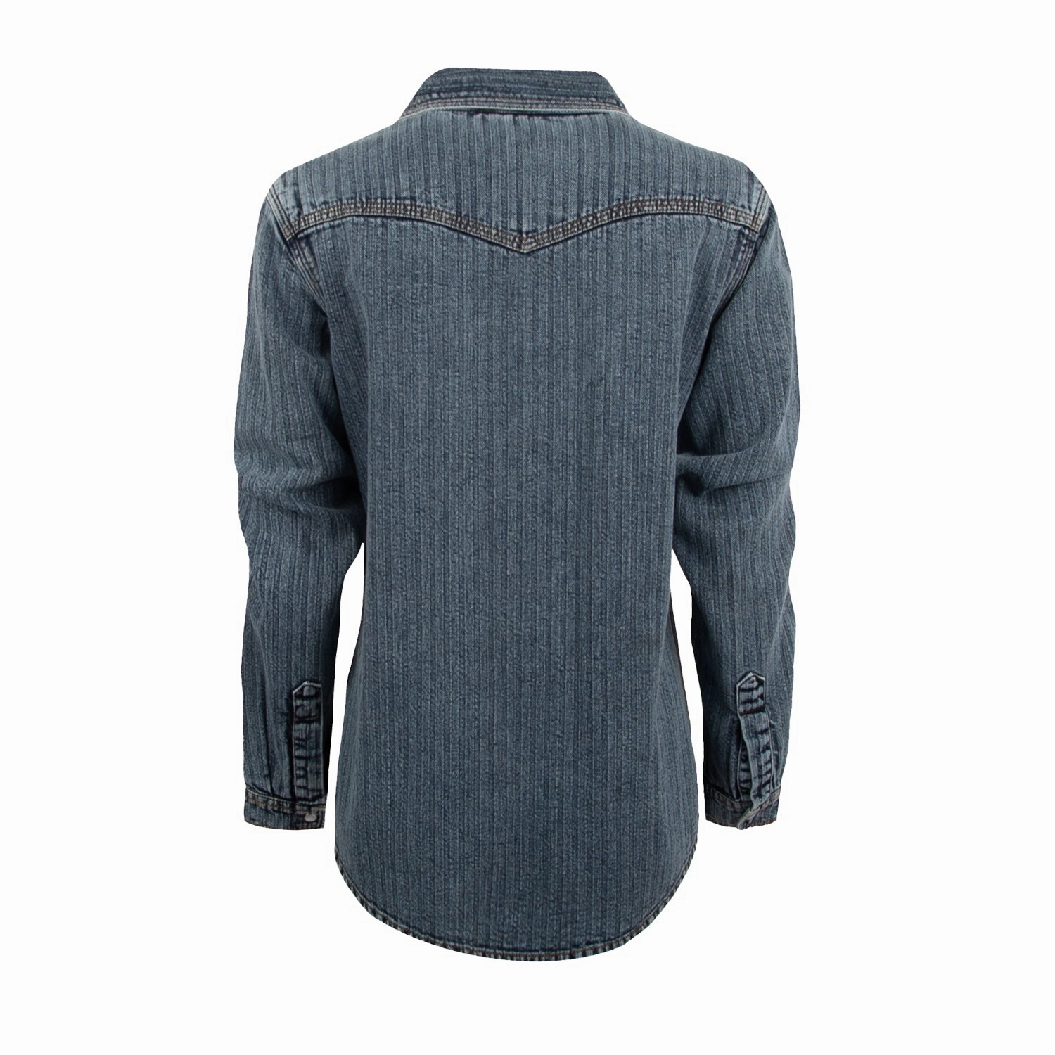 Tailored Cut STS Ranchwear Womens Duke Denim 100% Cotton L/S Shirt