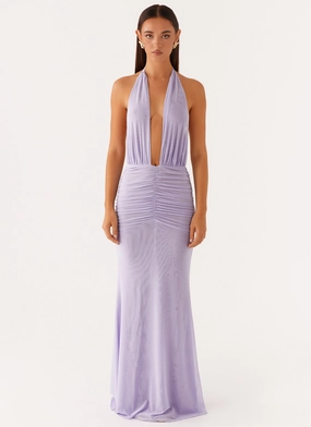 Everyday Wear cut out Places To Be Maxi Dress - Lilac