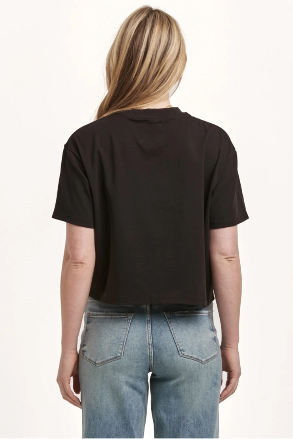 informal gathering cycling outfit Maddox Jersey Tee - Black