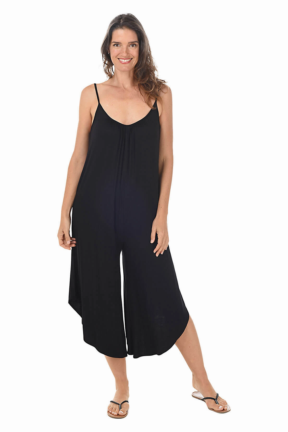 Regular-fit Winter-Season Wide Leg Jumpsuit