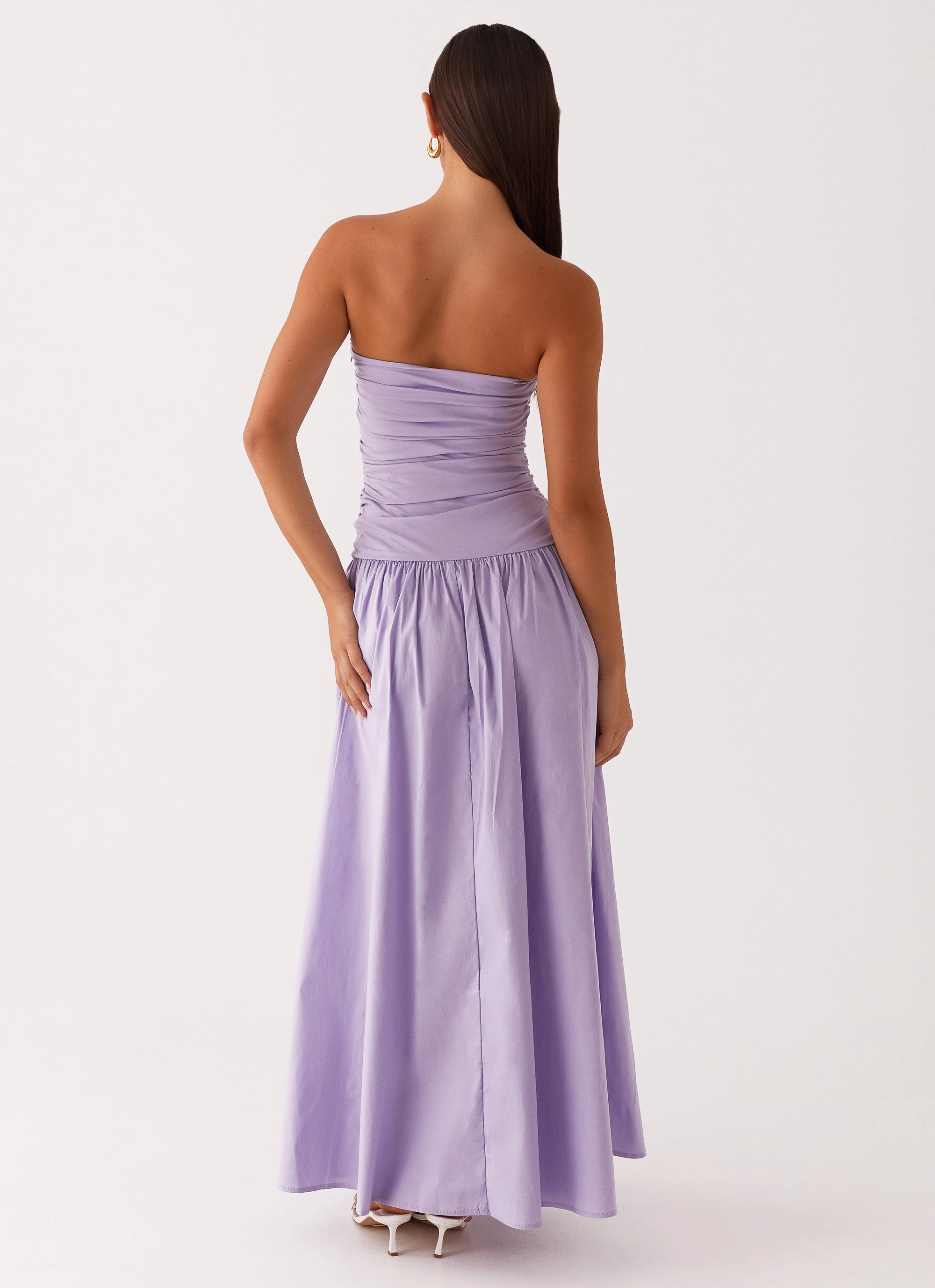 Blush Glow Carmel Maxi Dress - Lavender