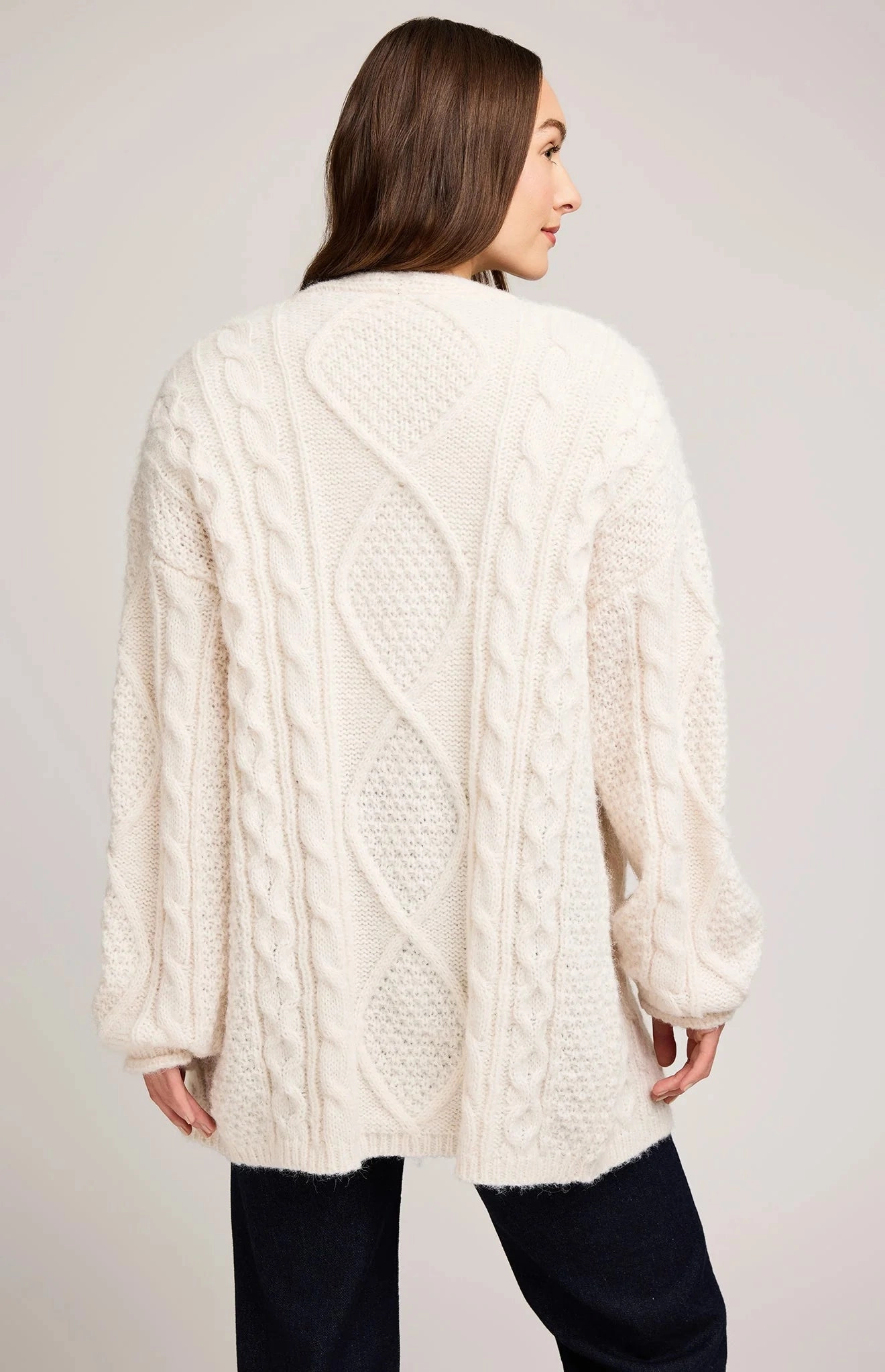 Chic Style Soft Material Betty Cardigan - Cream