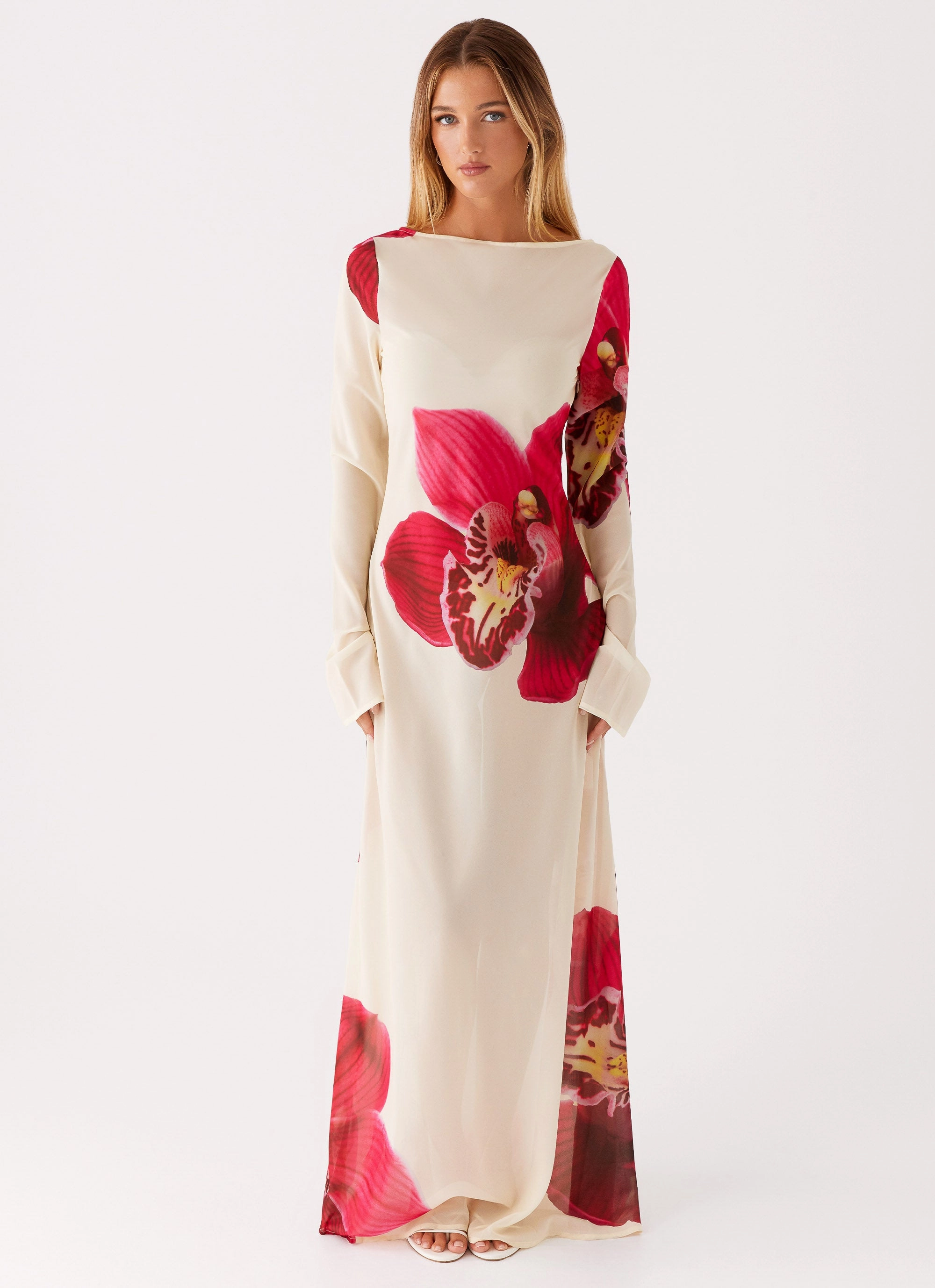 Lorde Maxi Dress - Orchid Yellow Stylish Layering