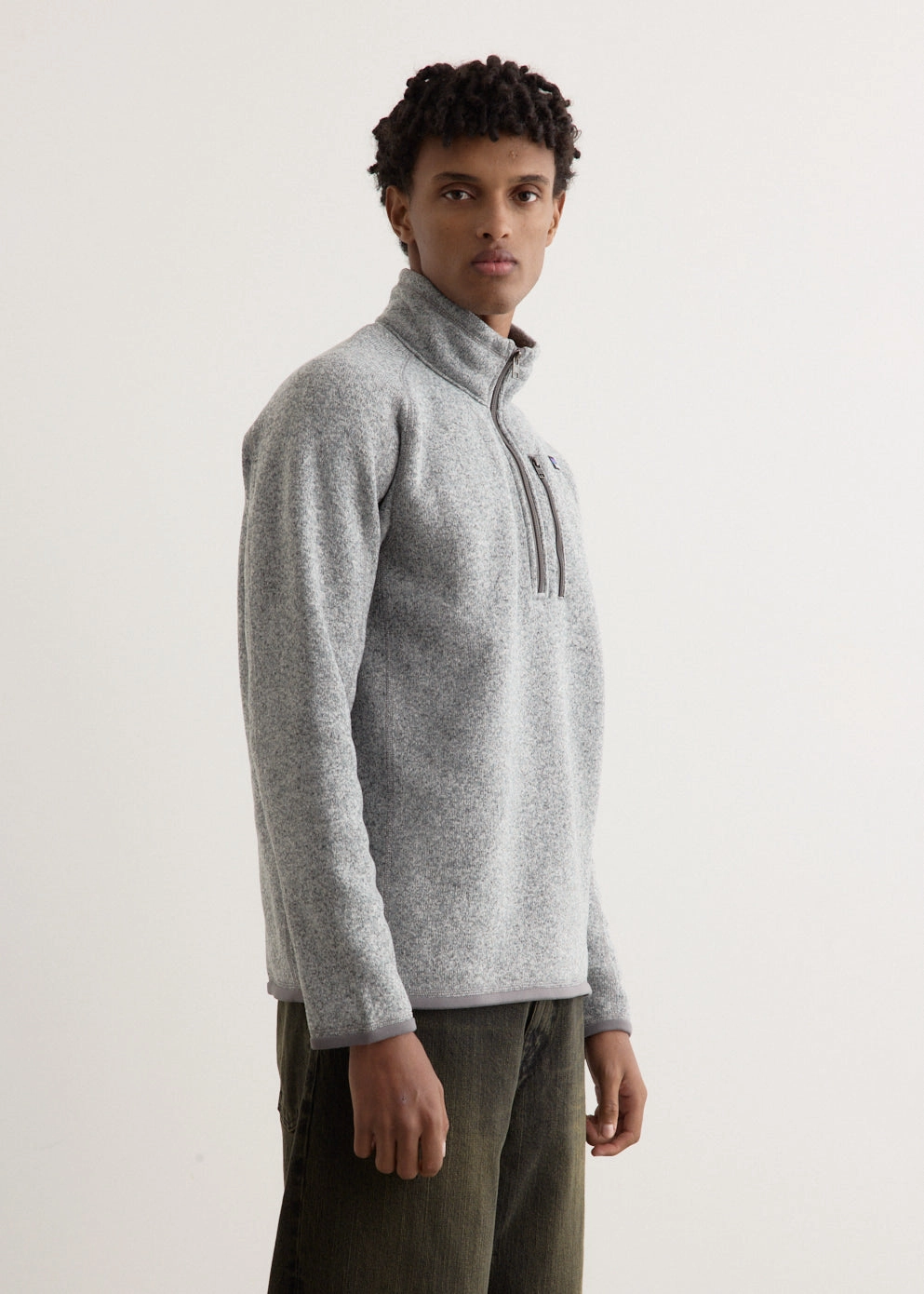 Casual Work Look Better Sweater 1/4 Zip Jacket