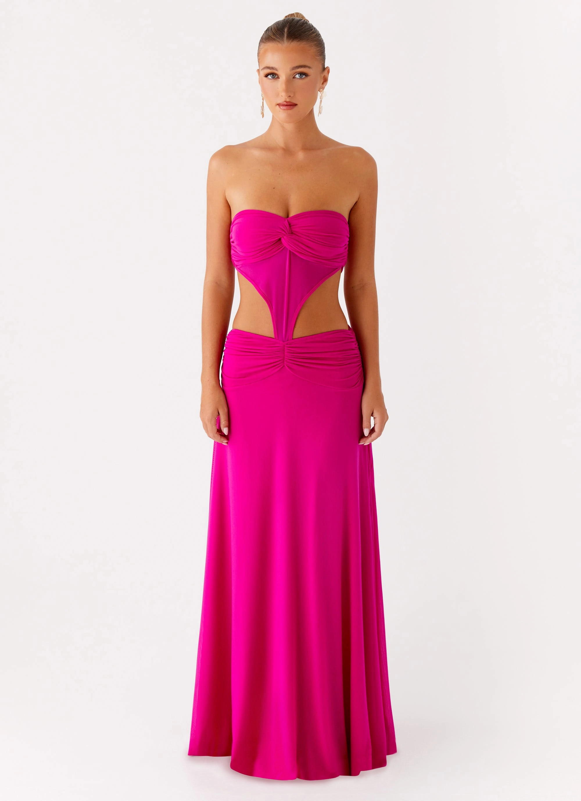 Light Touch Carlene Maxi Dress - Fuchsia