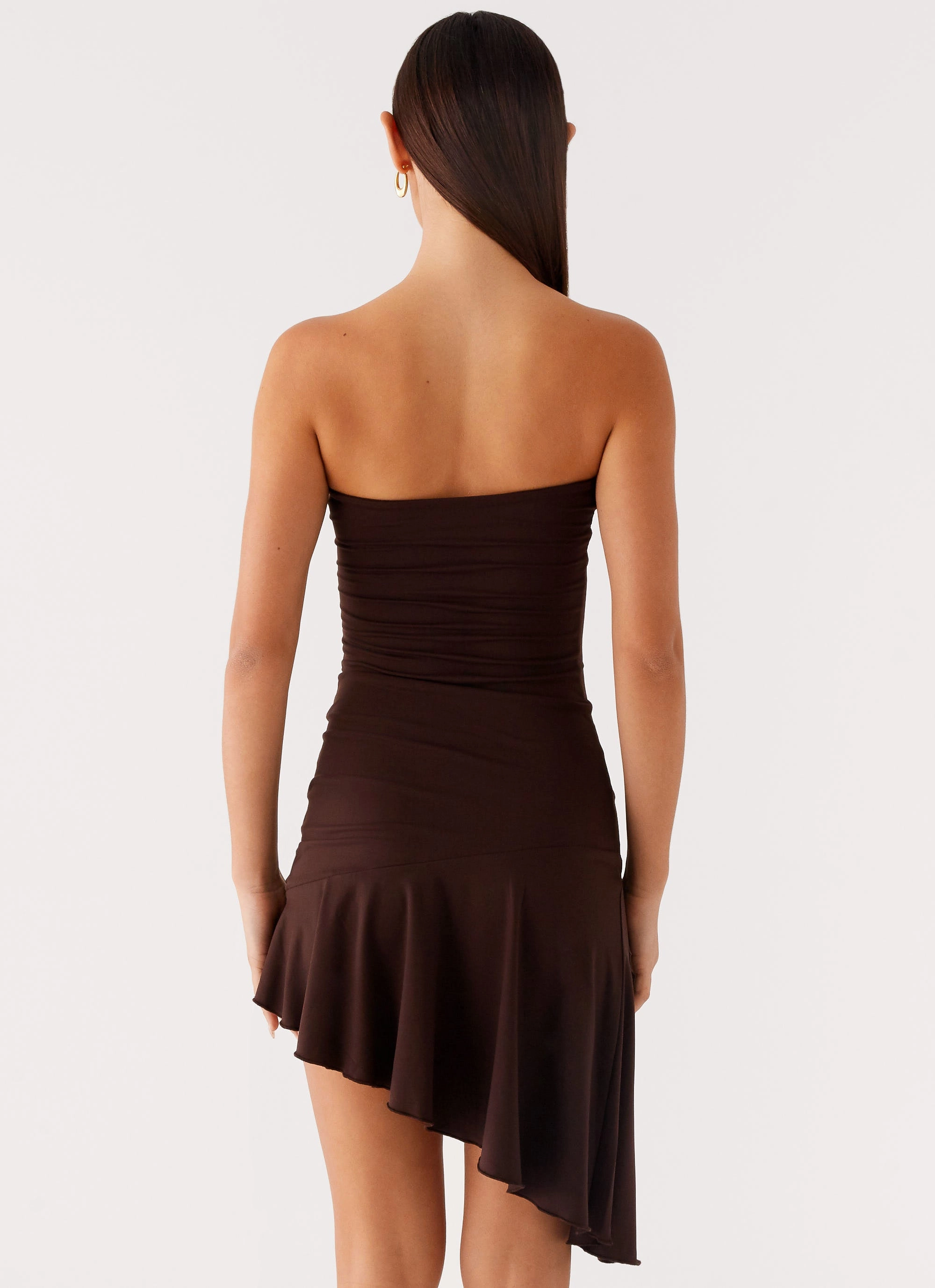 Smooth Motion Arianne Mini Dress - Chocolate