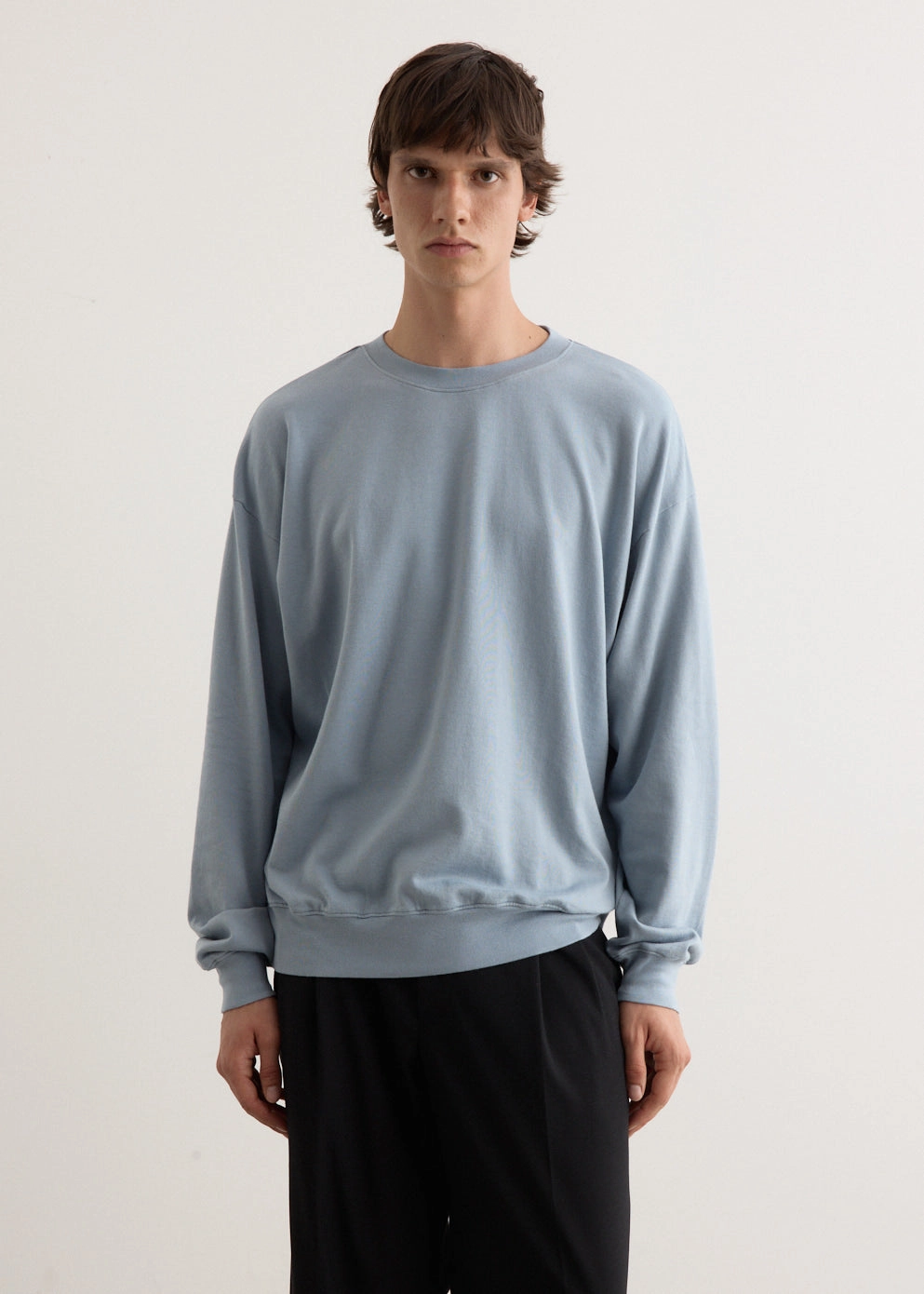 Tencel Blend Material Classic Pick Super High Gauge Sweat Pullover