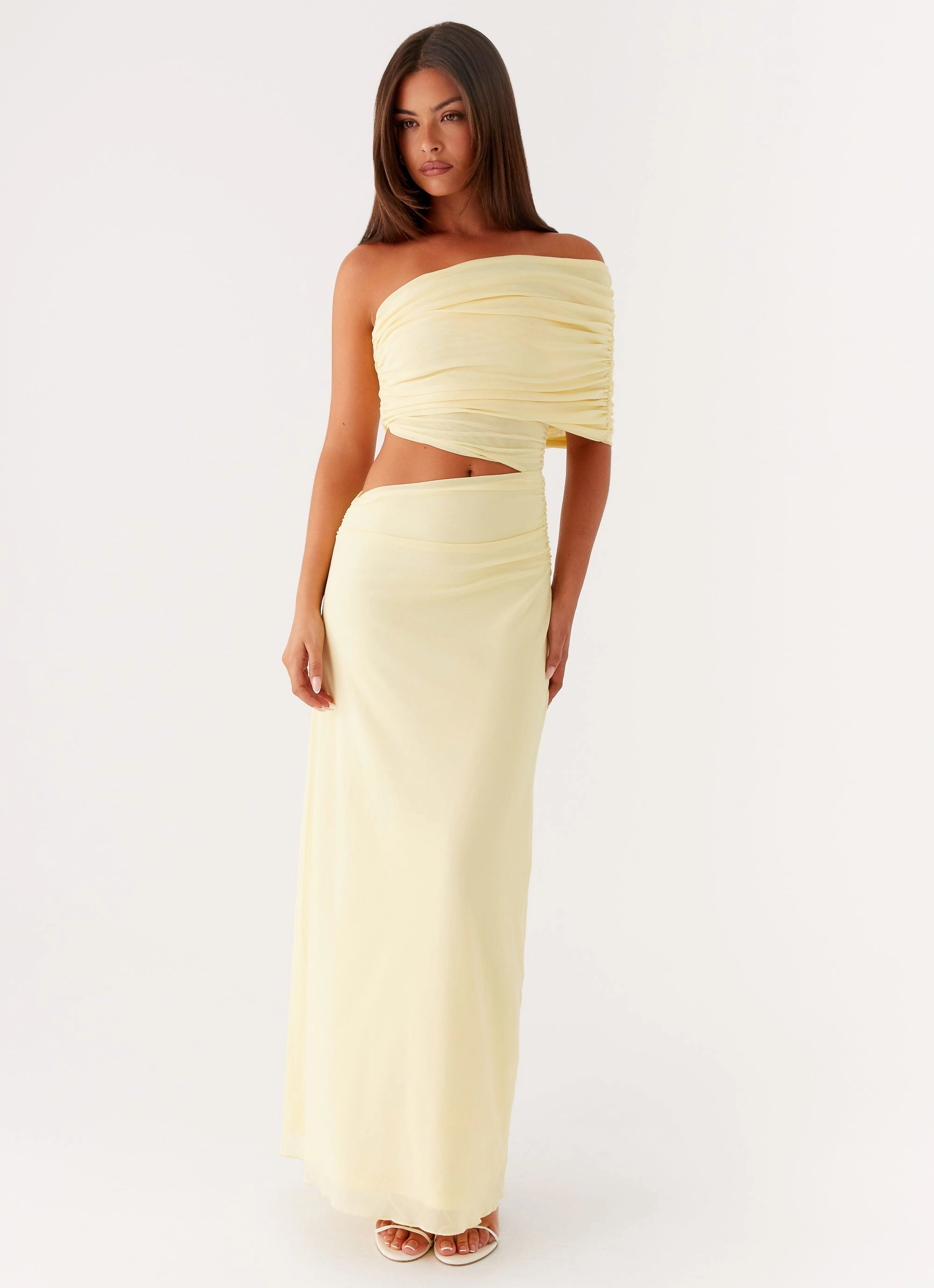 Gillian Maxi Dress - Yellow Timeless Cut