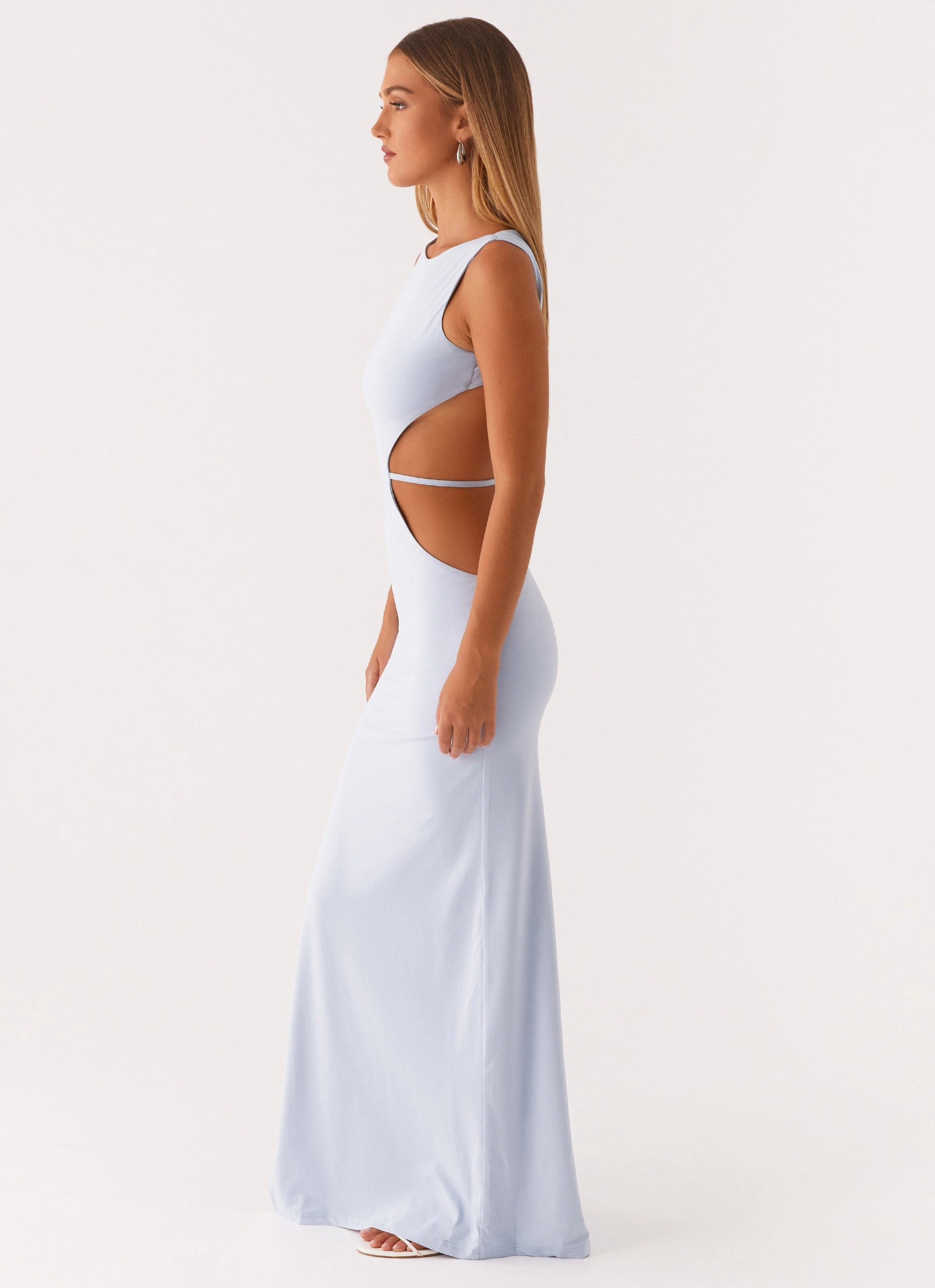 EasyCareMaterial Sutton Maxi Dress - Blue