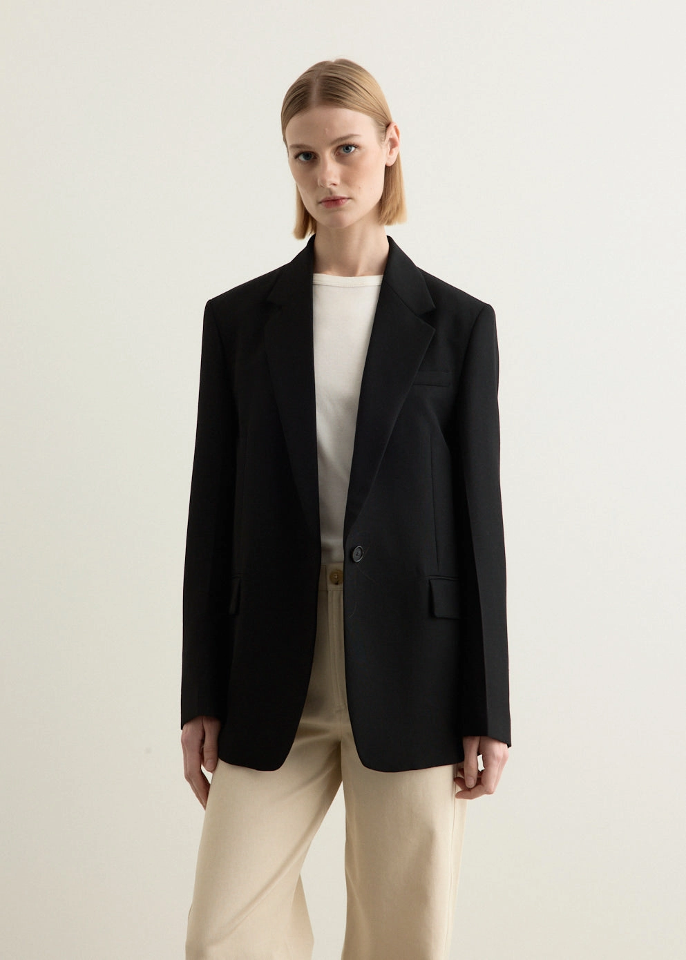 Temperature Regulating Fabric Tailored Blazer