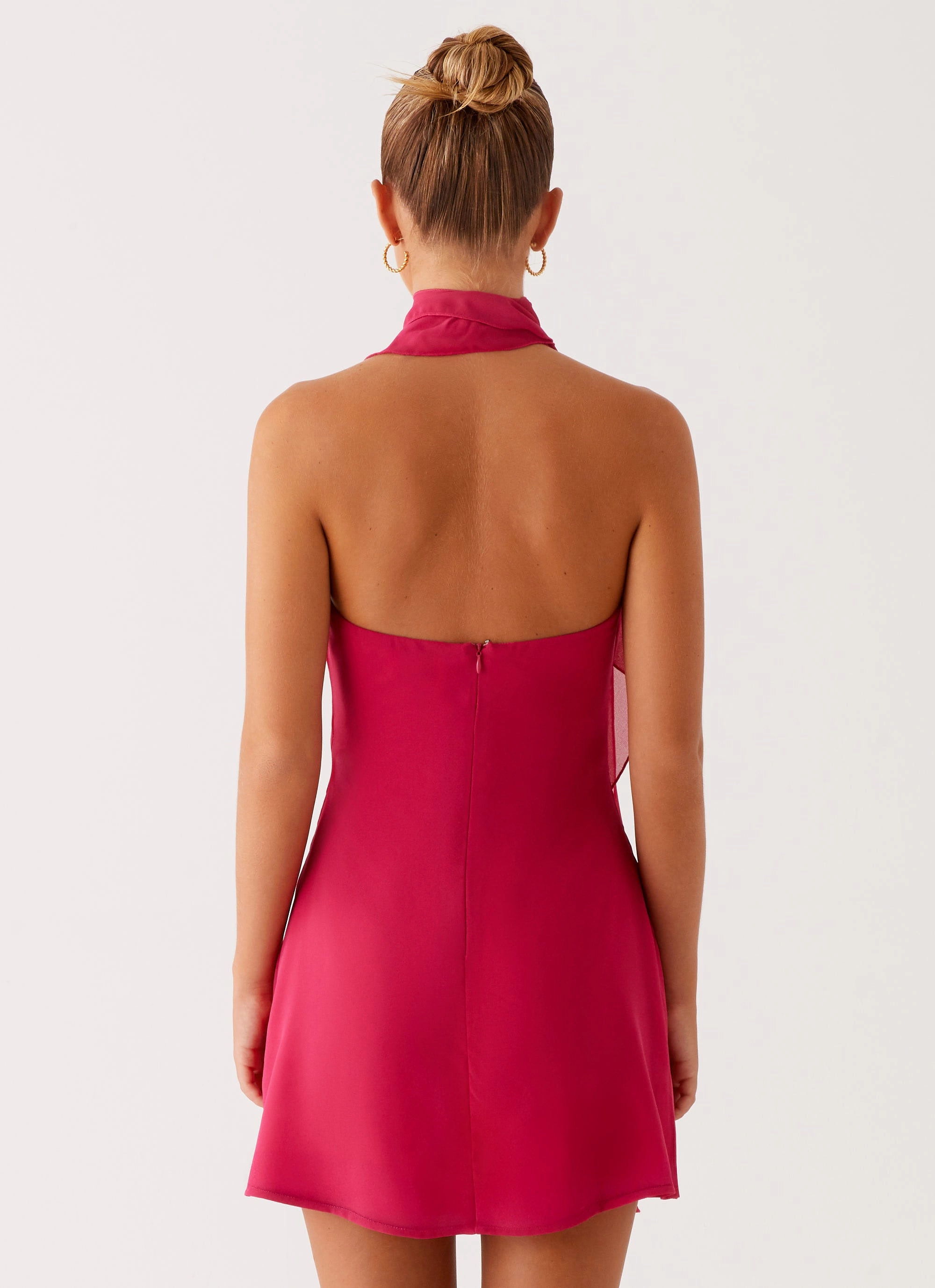 Perfect for Travel Tanner Mini Dress - Fuchsia